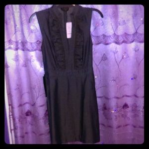 Gorgeous Bebe dark blue dress